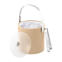 Kraftware Arc 3-pc. Ice Bucket + Tong Chrome Trim Set
