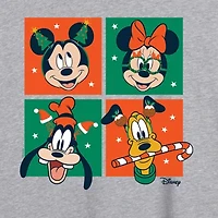 Mickey and Friends Tee Womens Crew Neck Short Sleeve Graphic T-Shirt