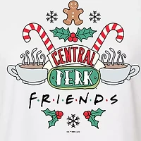 Friends Cropped Tee Womens Crew Neck Short Sleeve Graphic T-Shirt