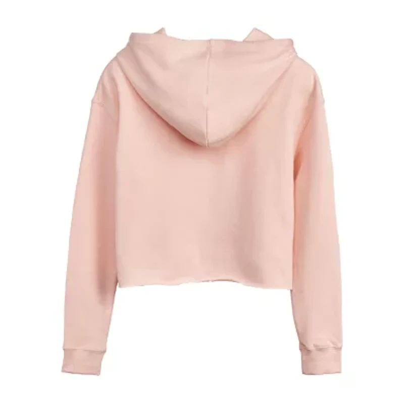 Peanuts Snoopy Light Cropped Hoodie Womens Long Sleeve