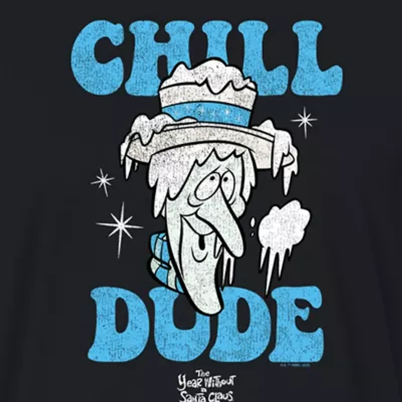 Chill Dude Cropped Tee Womens Crew Neck Short Sleeve Graphic T-Shirt