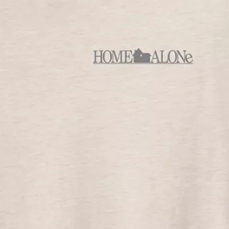 Home Alone Plan Tee Womens Crew Neck Short Sleeve Graphic T-Shirt