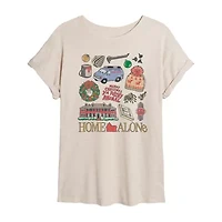Home Alone Icon Tee Womens Crew Neck Short Sleeve Graphic T-Shirt