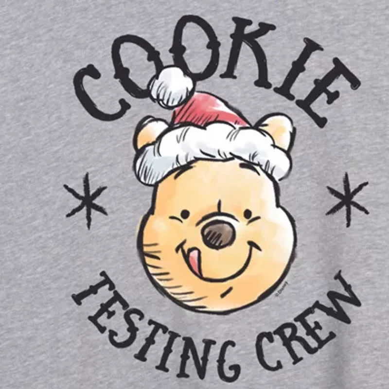 Winnie The Pooh Cookie Tester Tee Womens Crew Neck Short Sleeve Graphic T-Shirt