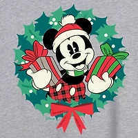 Womens Crew Neck Short Sleeve Regular Fit Mickey Mouse Graphic T-Shirt