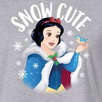 Disney Snow White Cutie Tee Womens Crew Neck Short Sleeve Graphic T-Shirt