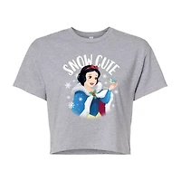 Disney Snow White Cutie Tee Womens Crew Neck Short Sleeve Graphic T-Shirt