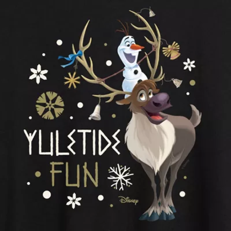Frozen Sven Yulletide Fun Tee Womens Crew Neck Short Sleeve Graphic T-Shirt