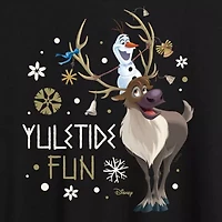 Frozen Sven Yulletide Fun Tee Womens Crew Neck Short Sleeve Graphic T-Shirt