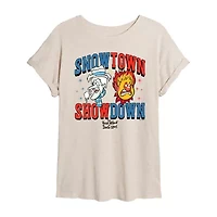 Snowtown Showdown Tee Womens Crew Neck Short Sleeve Regular Fit Graphic T-Shirt