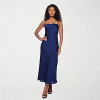 B. Smart Womens Juniors Sleeveless Midi Bodycon Dress