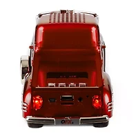 QFX Dual 3" Truck Design Rechargable Bluetooth Speaker with FM Tuner, Hands-Free, LED Lights