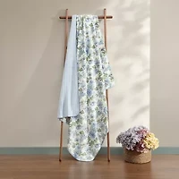 Laura Ashley Reversible Coco Washable Midweight Throw