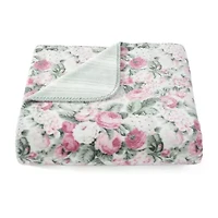 Laura Ashley Reversible Coco Plush Throw