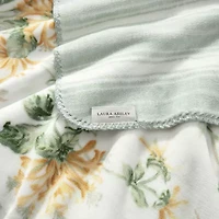 Laura Ashley Reversible Coco Plush Throw
