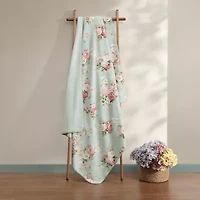 Laura Ashley Reversible Coco Washable Midweight Throw