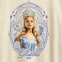 Glinda Frame Womens Scoop Neck Short Sleeve Regular Fit Wicked Graphic T-Shirt