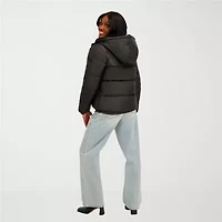 Jessica Simpson Womens Reversible Midweight Puffer Jacket