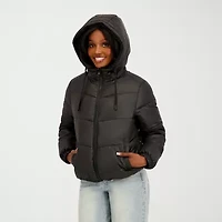 Jessica Simpson Womens Reversible Midweight Puffer Jacket
