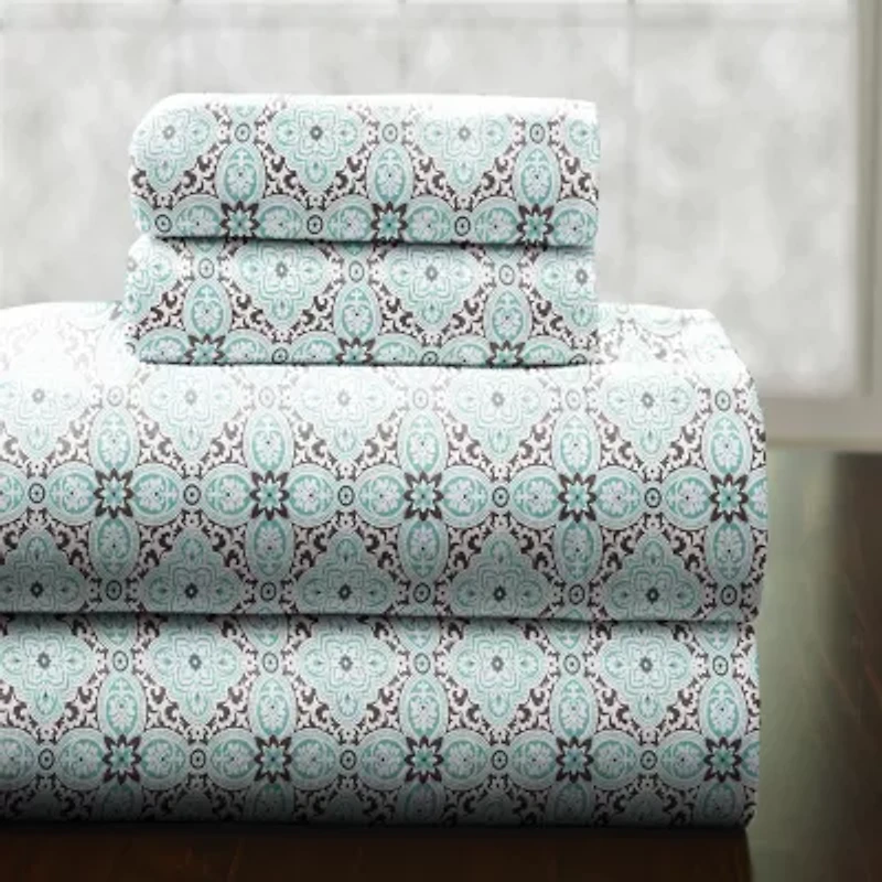 Pointehaven Cotton 170 Gsm Heavy Weight Deep Pocket Sheet Set