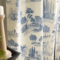 Martha Stewart Village Back Tab Blackout Set of 2 Curtain Panel