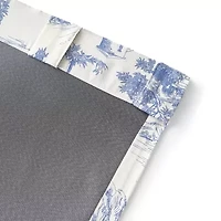 Martha Stewart Village Back Tab Blackout Set of 2 Curtain Panel