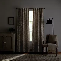 Martha Stewart Amelia Back Tab Blackout Set of 2 Curtain Panel