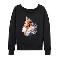 Glinda Profile Womens Boat Neck Long Sleeve Wicked Graphic T-Shirt