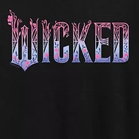 Wicked Logo Womens Crew Neck Short Sleeve Graphic T-Shirt