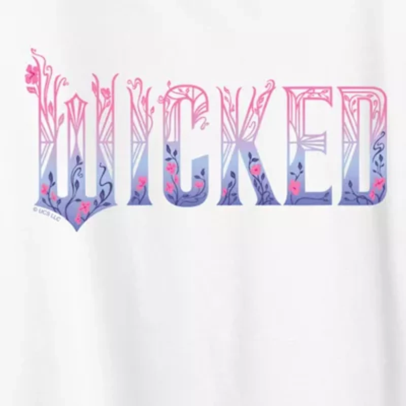Wicked Logo Womens Crew Neck Short Sleeve Graphic T-Shirt