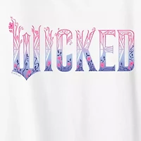 Wicked Logo Womens Crew Neck Short Sleeve Graphic T-Shirt