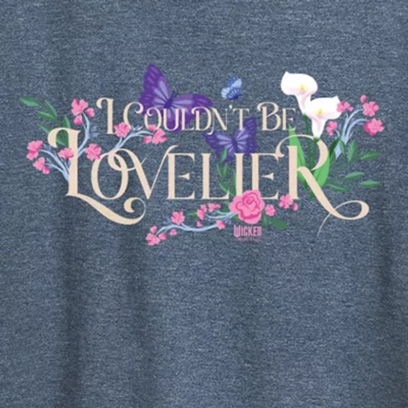 Couldnt Be Lovelier Womens Crew Neck Short Sleeve Wicked Graphic T-Shirt