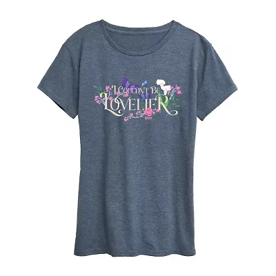 Couldnt Be Lovelier Womens Crew Neck Short Sleeve Wicked Graphic T-Shirt