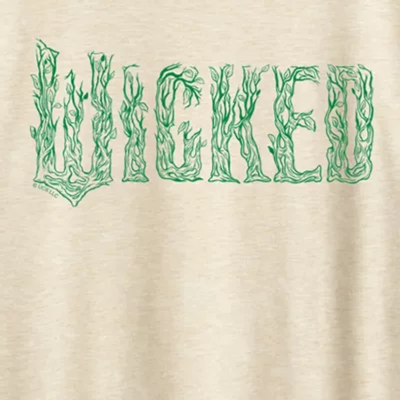 Wicked Logo Womens Crew Neck Short Sleeve Graphic T-Shirt