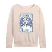 Glinda Poster Womens Boat Neck Long Sleeve Wicked Graphic T-Shirt