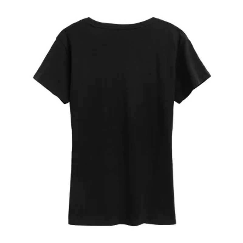 Emerald City Womens Crew Neck Short Sleeve Wicked Graphic T-Shirt