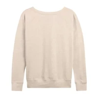 Elphaba Frame Womens Boat Neck Long Sleeve Wicked Graphic T-Shirt