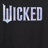 Wicked Sparkle Logo Womens Boat Neck Long Sleeve Graphic T-Shirt