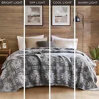 Woolrich Alberta Cotton Blend Jacquard Blanket