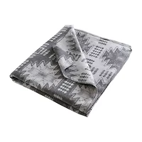 Woolrich Alberta Cotton Blend Jacquard Blanket