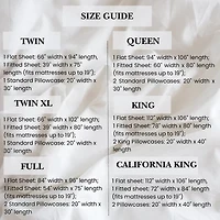 Pointehaven Print Crisp Percale Cotton Sheet Set