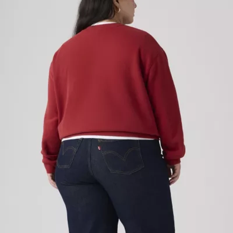 Levi's® Womens Plus Everyday Crewneck Sweatshirt
