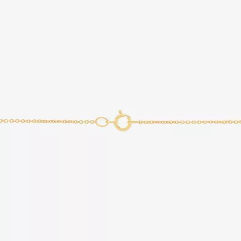 Limited Quantities! Womens CT. T.W. Lab Grown White Diamond 14K Gold Over Silver Heart 18 Inch Pendant Necklace