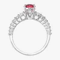 Limited Quantities! Womens 1/2 CT. T.W. Genuine Pink Tourmaline 10K White Gold Cocktail Ring