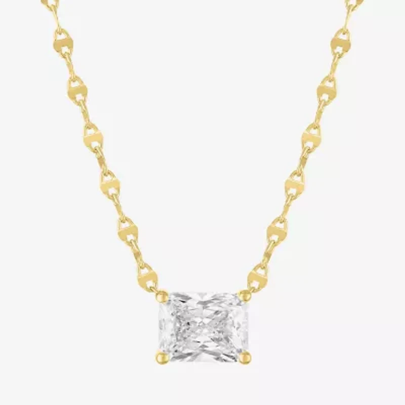 Diamond Addiction (E-F / Vs1-Vs2) Womens 1 CT. T.W. Lab Grown White Diamond 10K White Gold 18 Inch Pendant Necklace