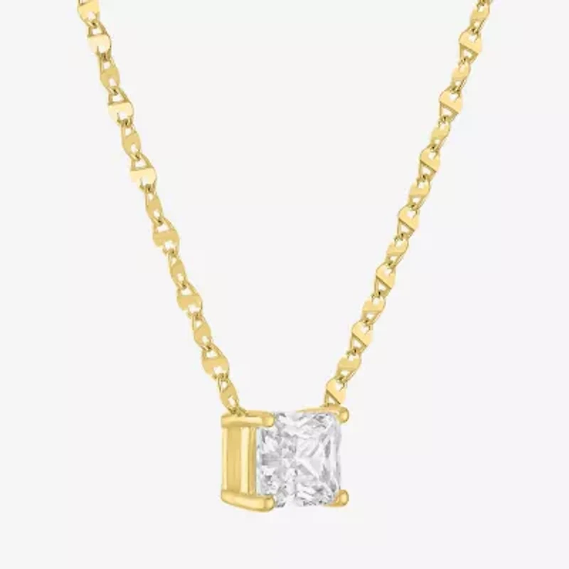 Diamond Addiction (E-F / Vs1-Vs2) Womens 1 CT. T.W. Lab Grown White Diamond 10K White Gold 18 Inch Pendant Necklace