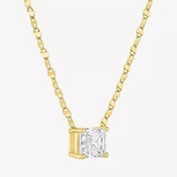 Diamond Addiction (E-F / Vs1-Vs2) Womens 1 CT. T.W. Lab Grown White Diamond 10K White Gold 18 Inch Pendant Necklace