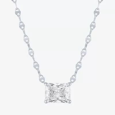 Diamond Addiction (E-F / Vs1-Vs2) Womens 1 CT. T.W. Lab Grown White Diamond 10K White Gold 18 Inch Pendant Necklace