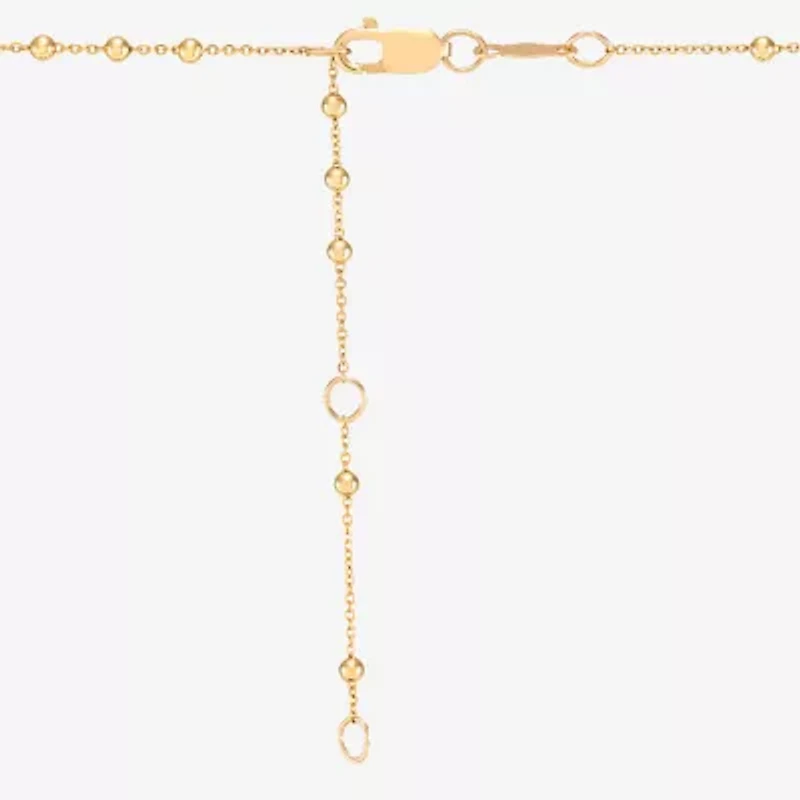 Limited Quantities! Womens 10K Gold Cross 18 Inch Pendant Necklace