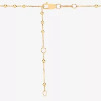 Limited Quantities! Womens 10K Gold Cross 18 Inch Pendant Necklace